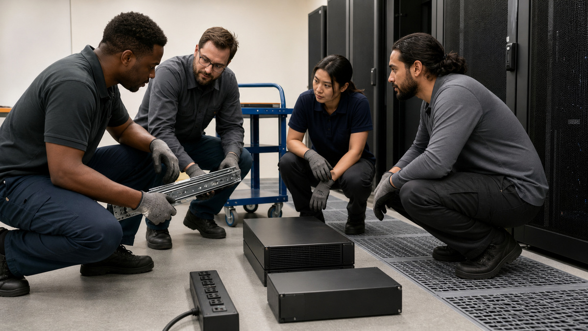 Eaton support workflow: Prepare the Electrical, Rack, Cooling, and Service Environment