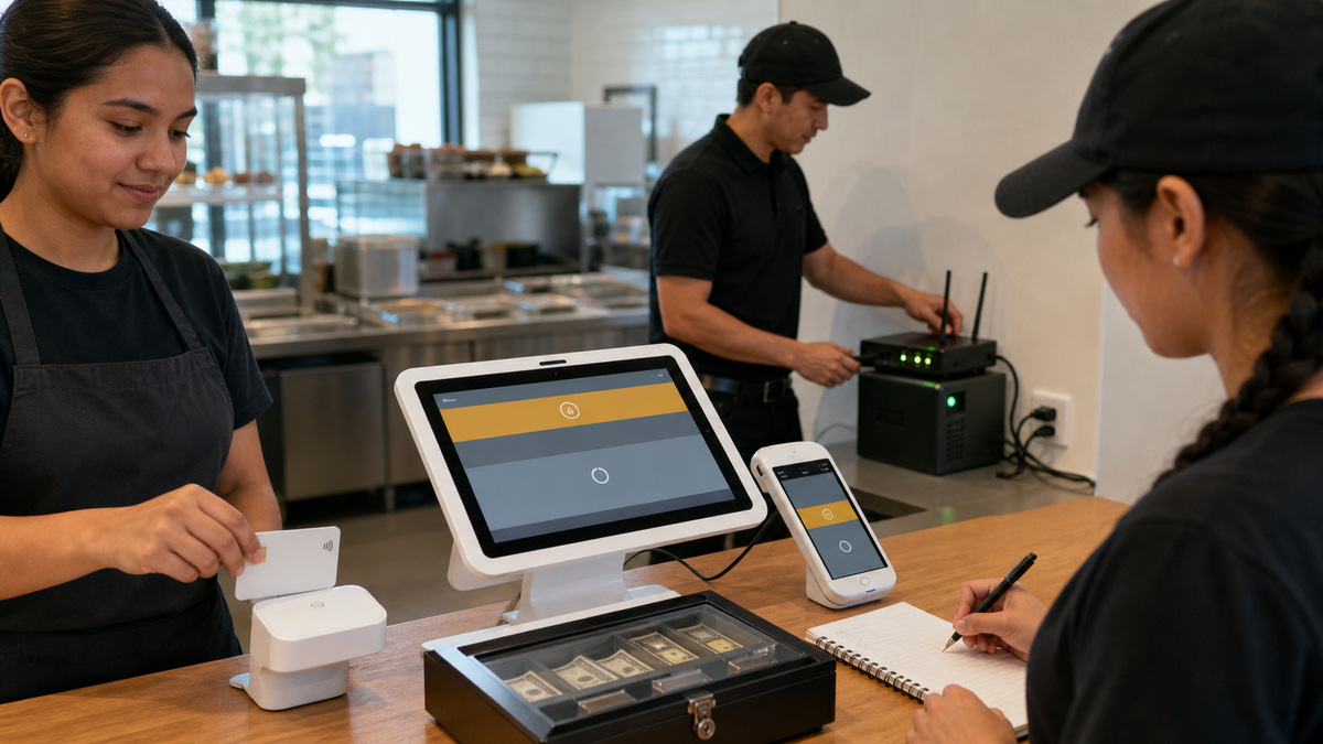 Square support workflow: Make Printers and Cash Drawers Testable Before Every Shift