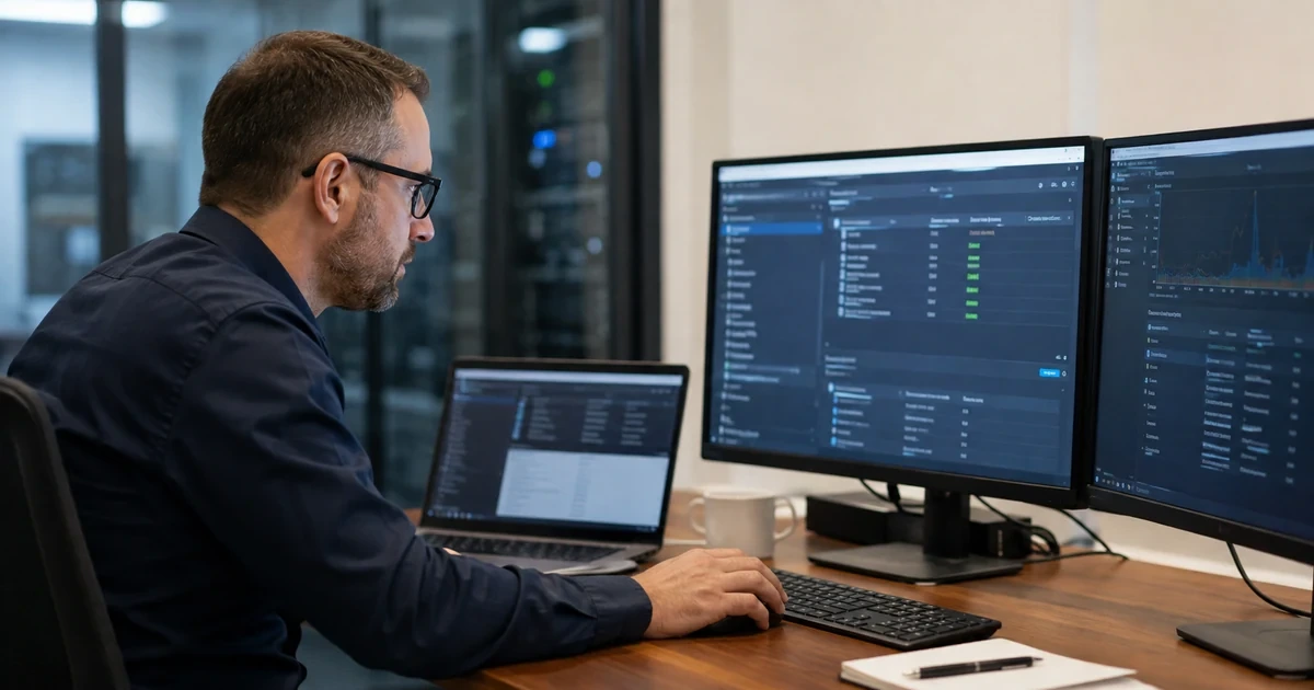A backup security administrator reviewing CrashPlan-style console roles, retention policies, restore permissions, and multifactor access
