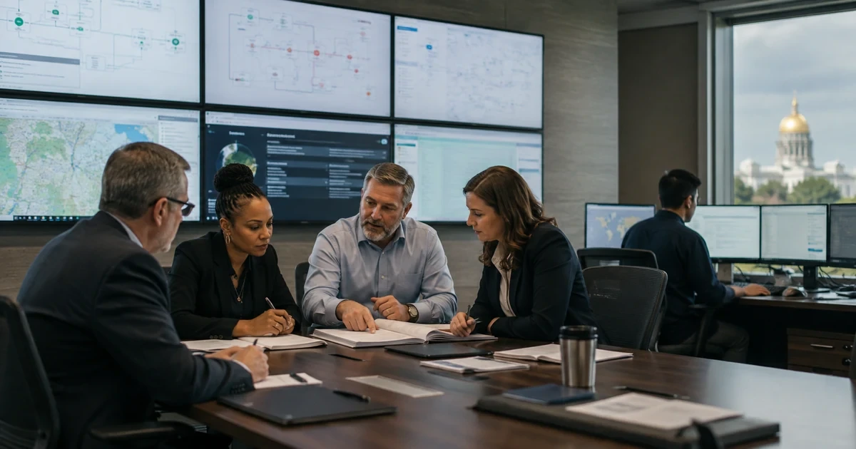 Technology leaders reviewing AI service dependencies, capacity, recovery, and continuity plans