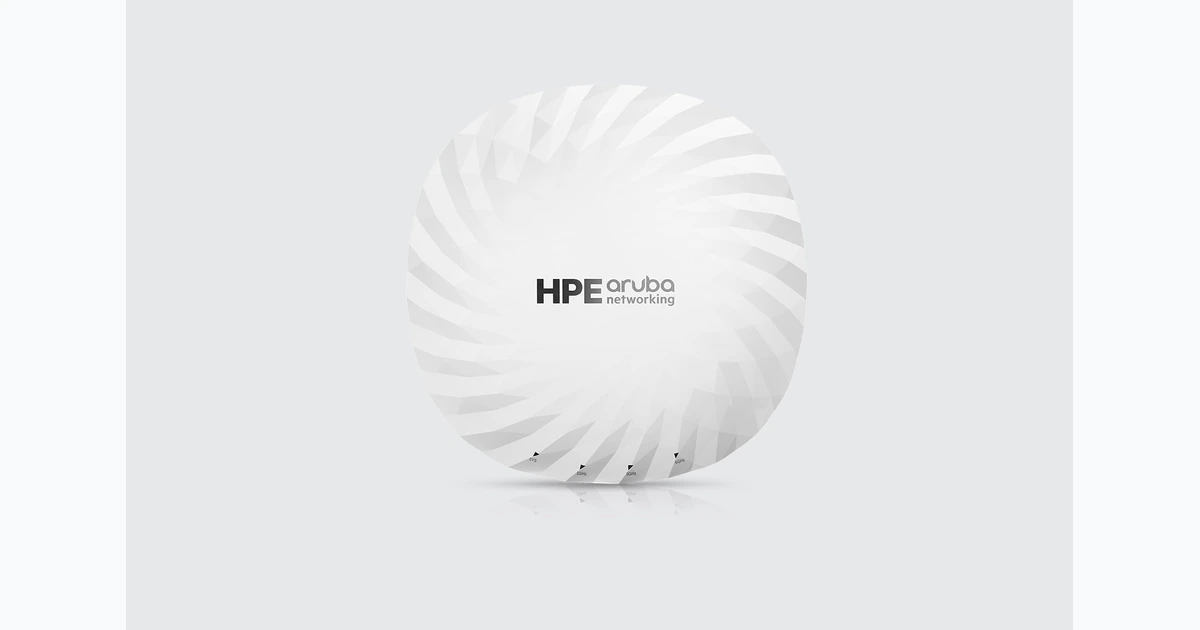 HPE Aruba Networking wireless access point for a managed business network