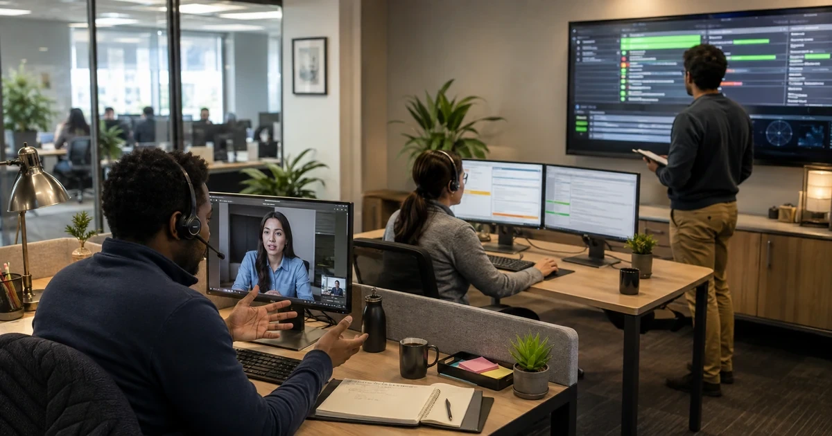 Help desk and cloud engineering team validating applications files service health and remote user access after migration