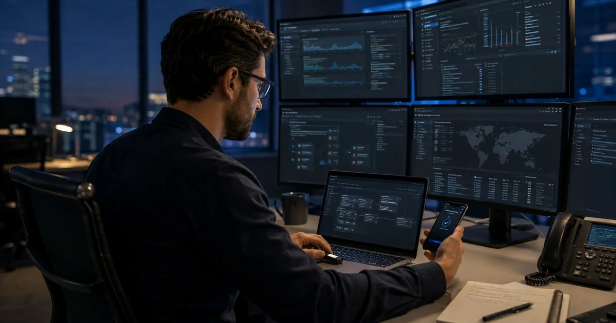Cloud security engineer configuring privileged access multifactor authentication logs and recovery protections