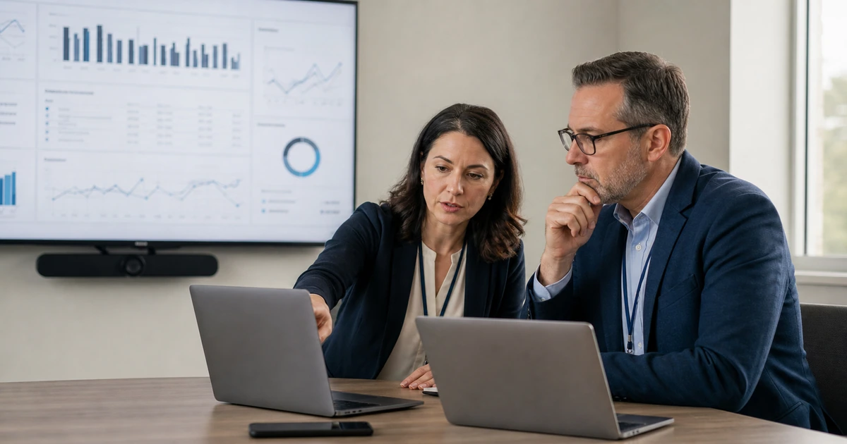 Healthcare marketing specialist and privacy officer auditing analytics advertising access and consent controls