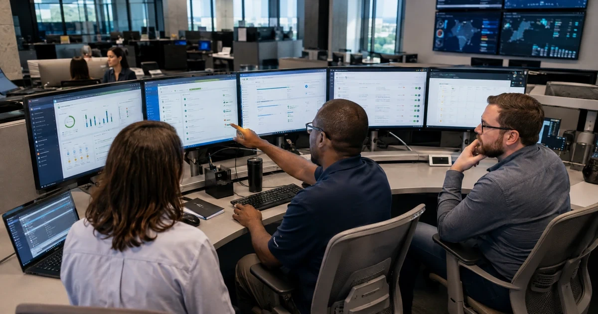HR operations payroll and IT staff managing employee lifecycle systems together