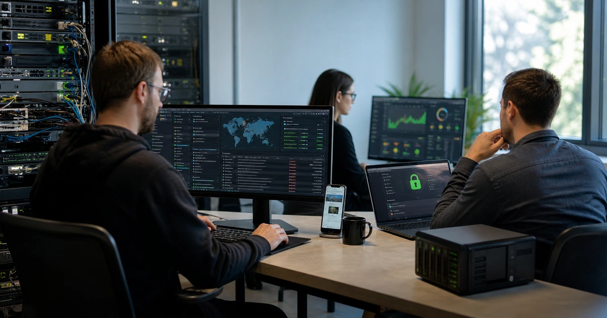 Web infrastructure team commissioning managed servers DNS monitoring certificates and backups