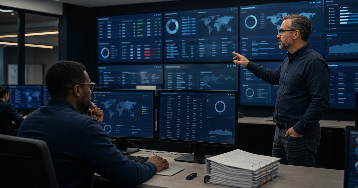 Security leader and engineer validating identity endpoint vulnerability and incident risk evidence