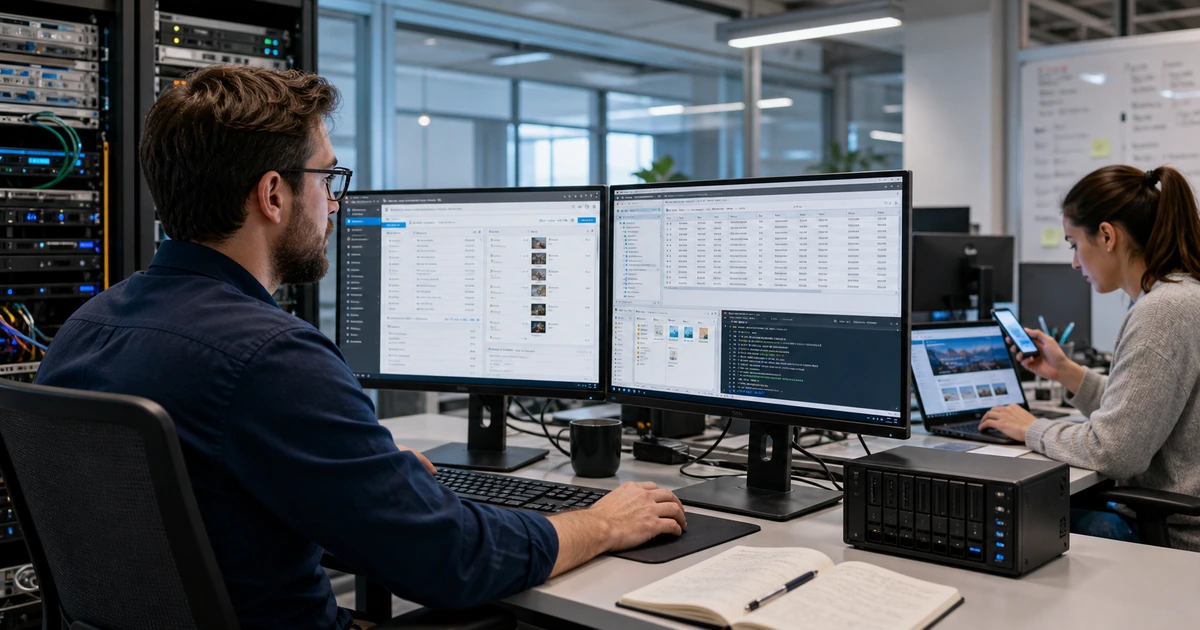 Web operations team restoring site files databases media and configuration in a staging environment