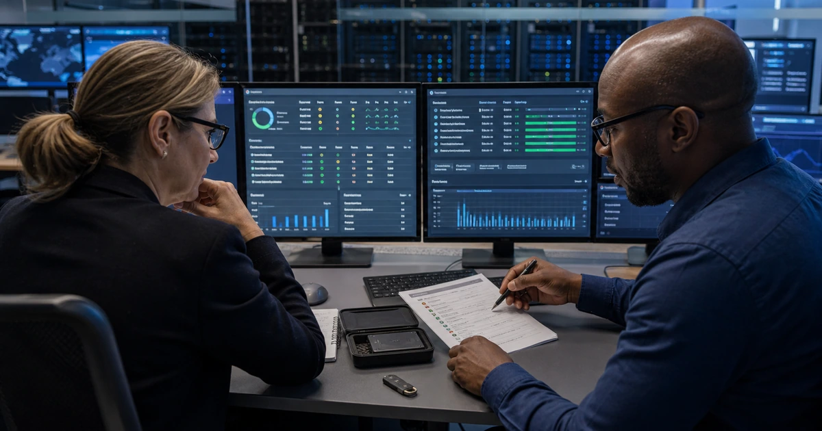 Cybersecurity and infrastructure leaders auditing endpoint identity and backup protection evidence