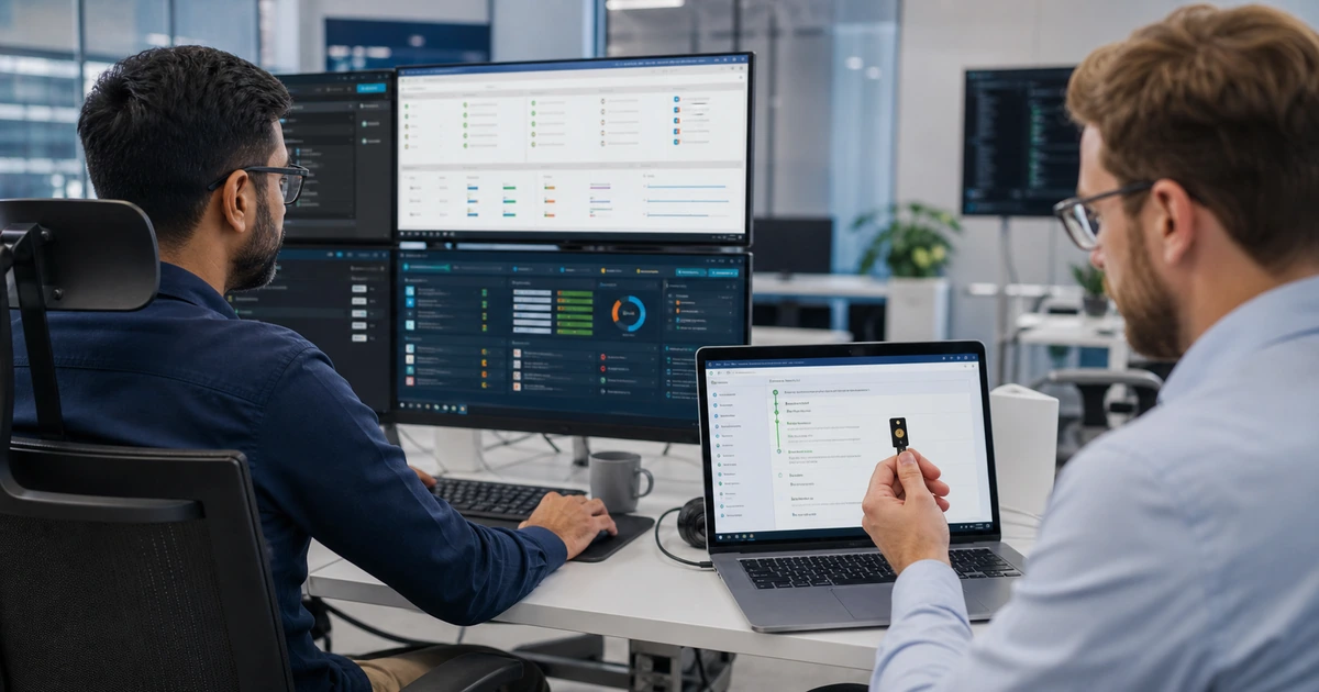 Domain administrators monitoring certificate renewals DNS health secure connections and account access