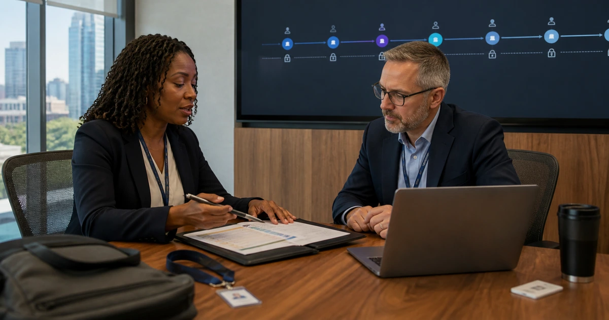 HR operations and IT governance leaders reviewing employee lifecycle ownership and access checkpoints