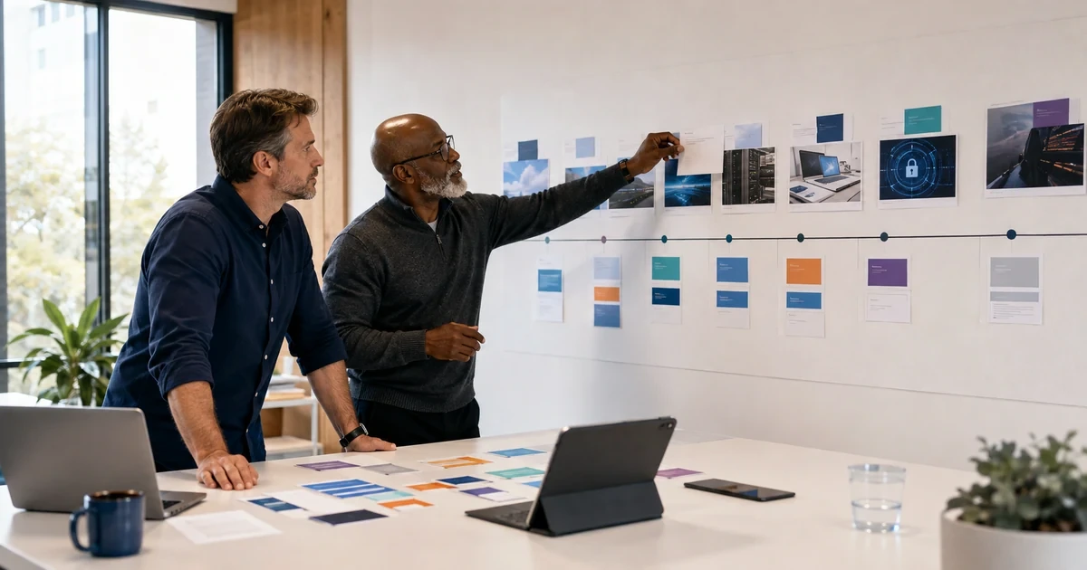 Technology consultants sequencing cloud network security device and application improvements on a roadmap