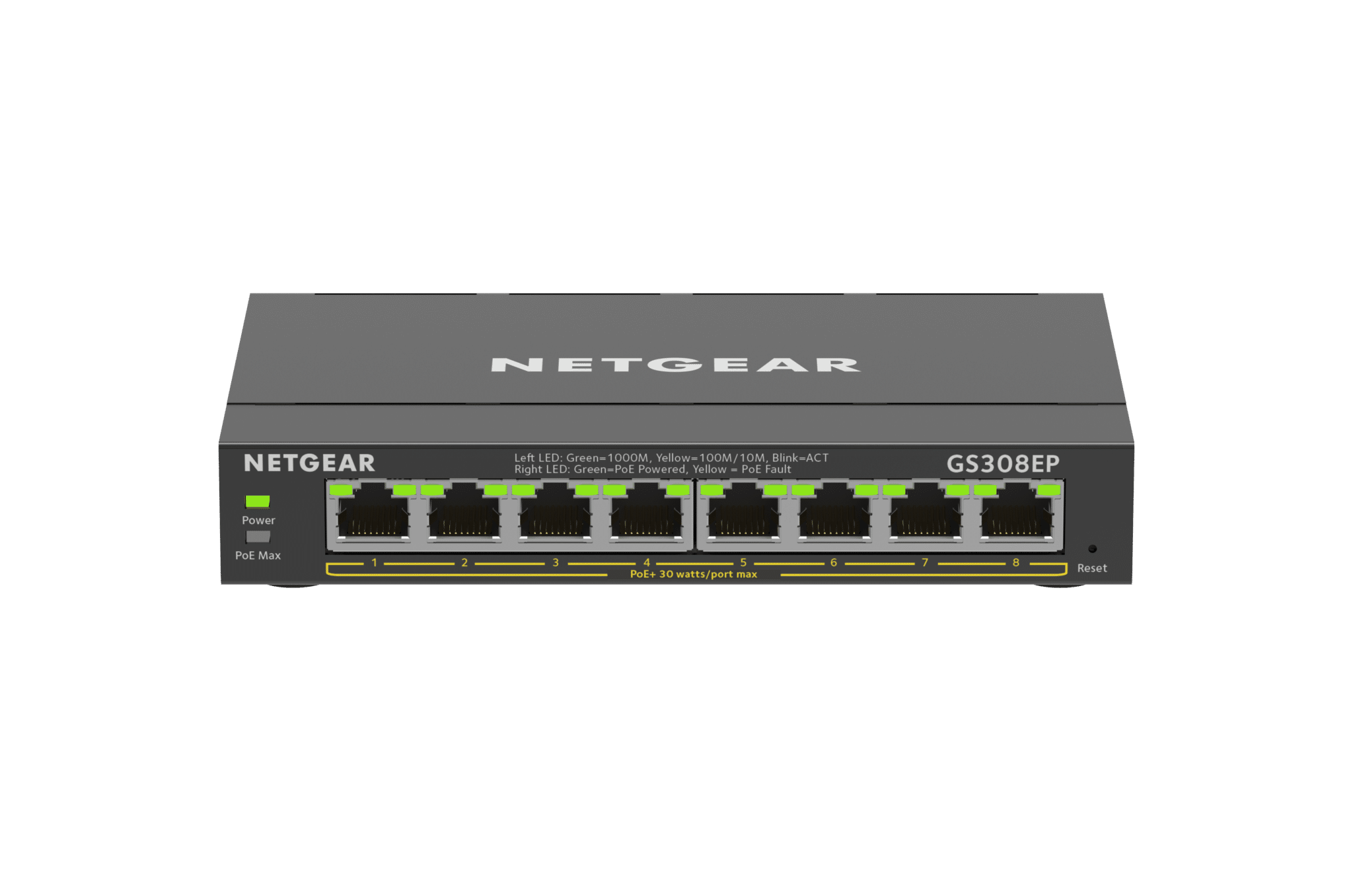 NETGEAR GS308EP eight-port PoE+ switch
