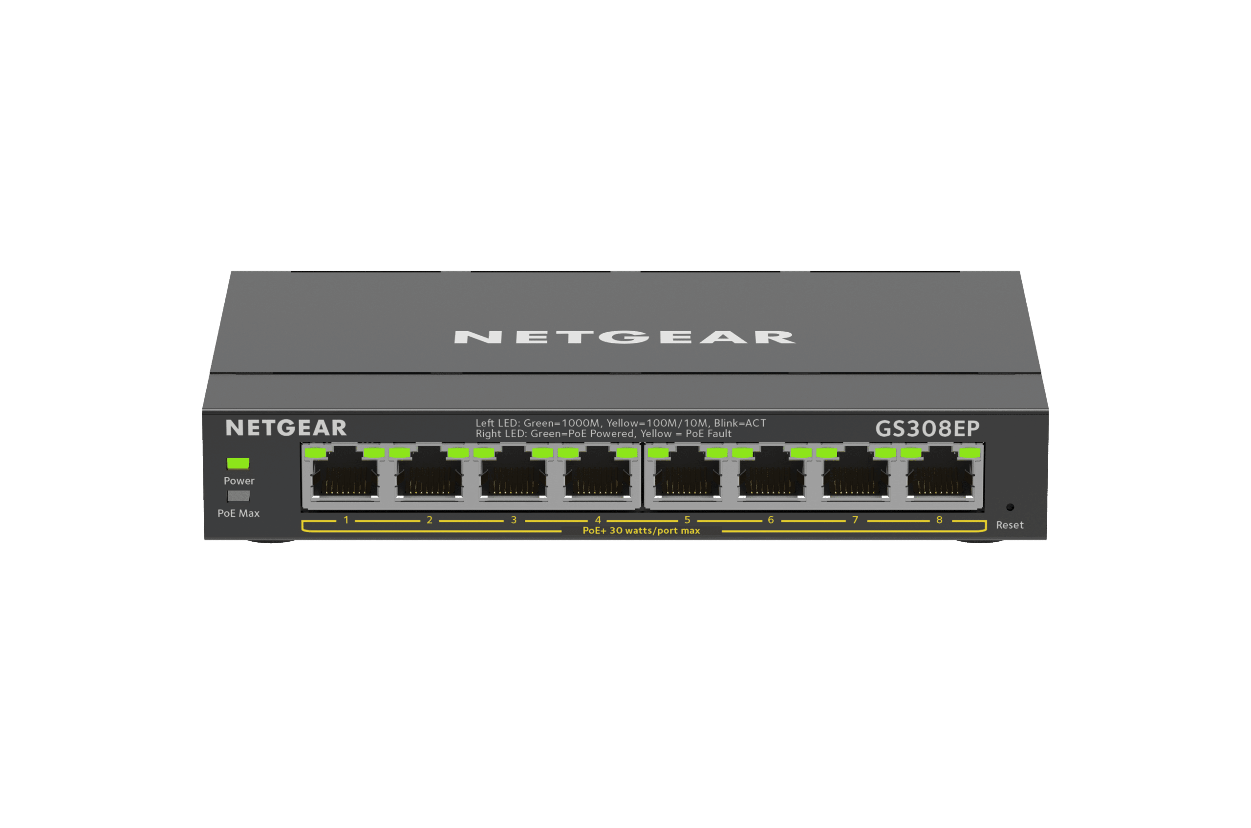 NETGEAR GS308EP eight-port PoE+ switch